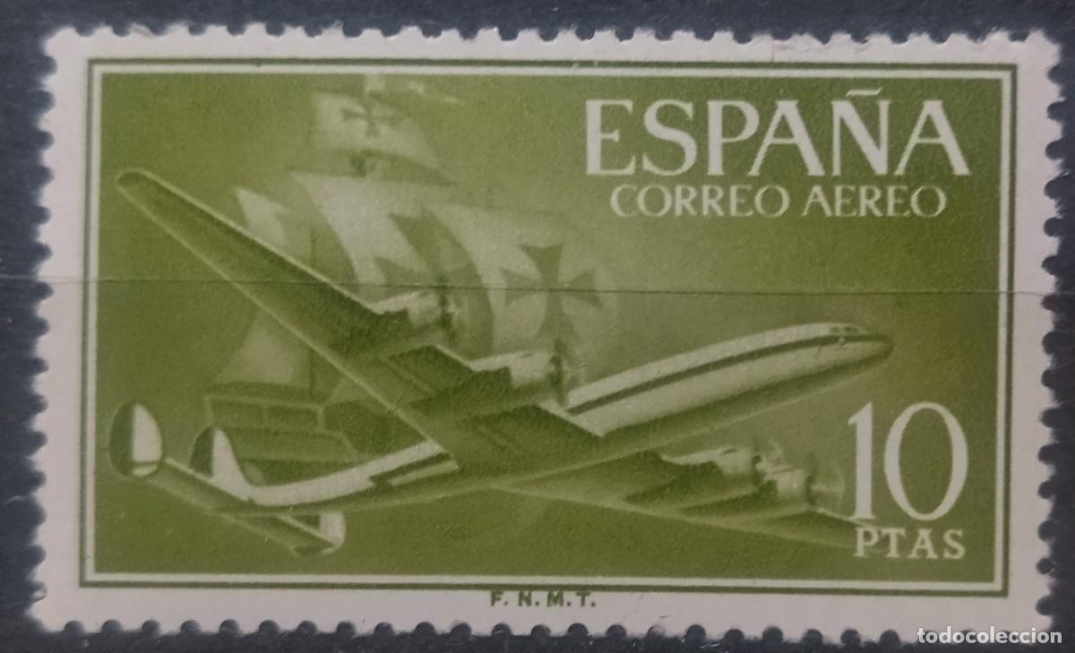 Sellos: ESPA&Ntilde;A 1955-57 SUPERCONSTELLATION. MNH. - Foto 1