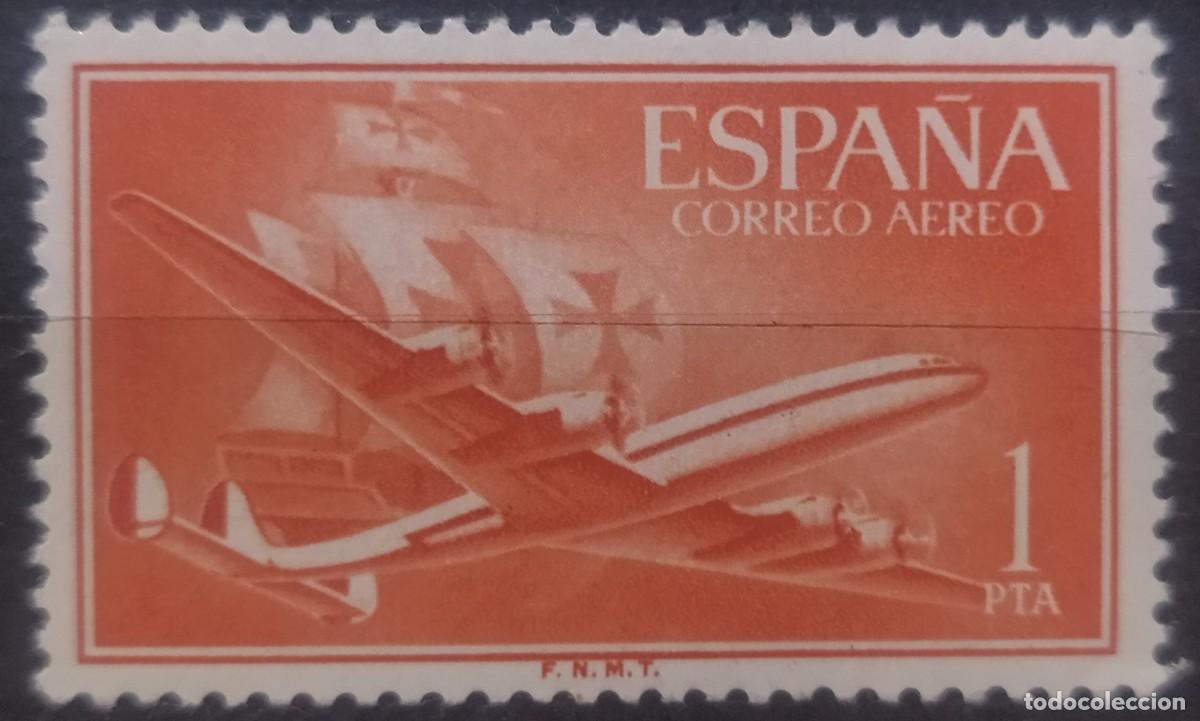 Sellos: ESPA&Ntilde;A 1955-57 SUPERCONSTELLATION. MNH. - Foto 1