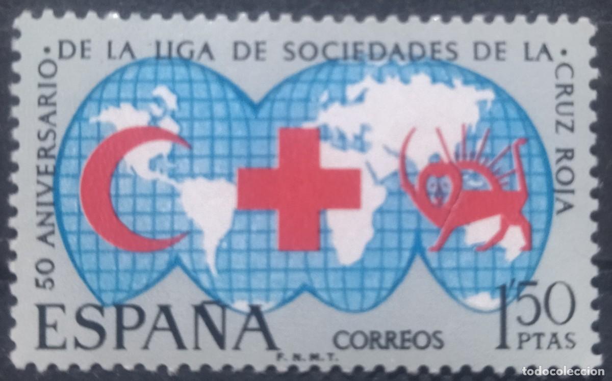 Sellos: ESPA&Ntilde;A 1969 CRUZ ROJA. MNH. - Foto 1
