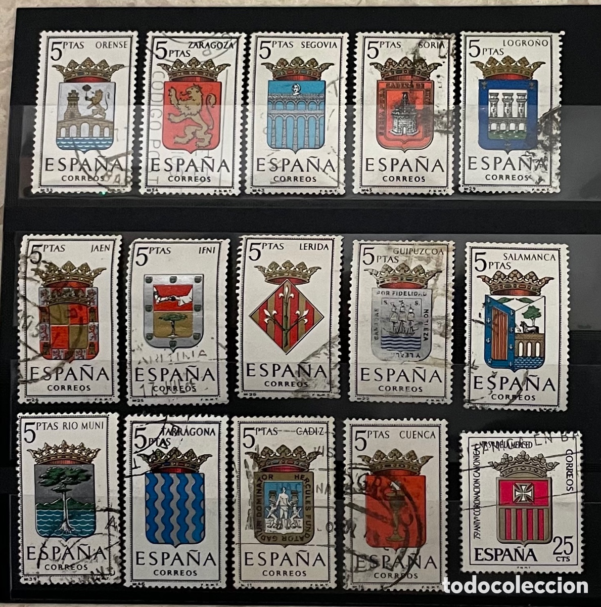 Sellos: Lote sellos Espa&ntilde;a.Escudos - Foto 1
