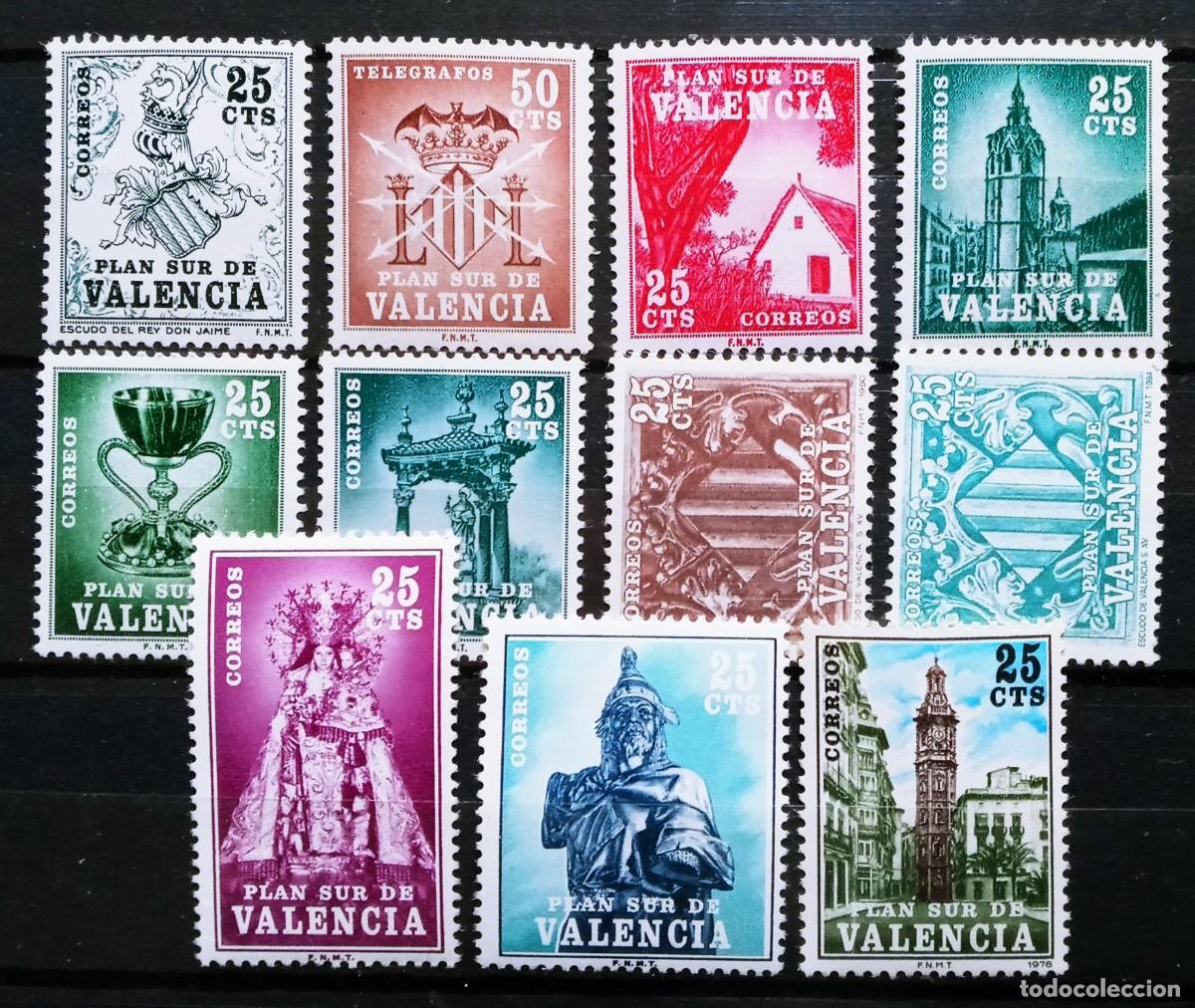 Sellos: PLAN SUR DE VALENCIA - EDIFIL N&ordm; 1/11 NUEVO * * - Foto 1