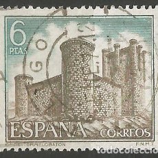 Sellos: ESPAÑA - 1969 - 6 PESETAS - CASTILLO DE TORRELOBATÓN - EDIFIL 1931 - USADO. Lote 391037719