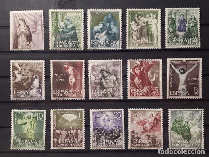 Sellos: Espa&ntilde;a 1962 ** Edifil 1463/77 - Foto 1