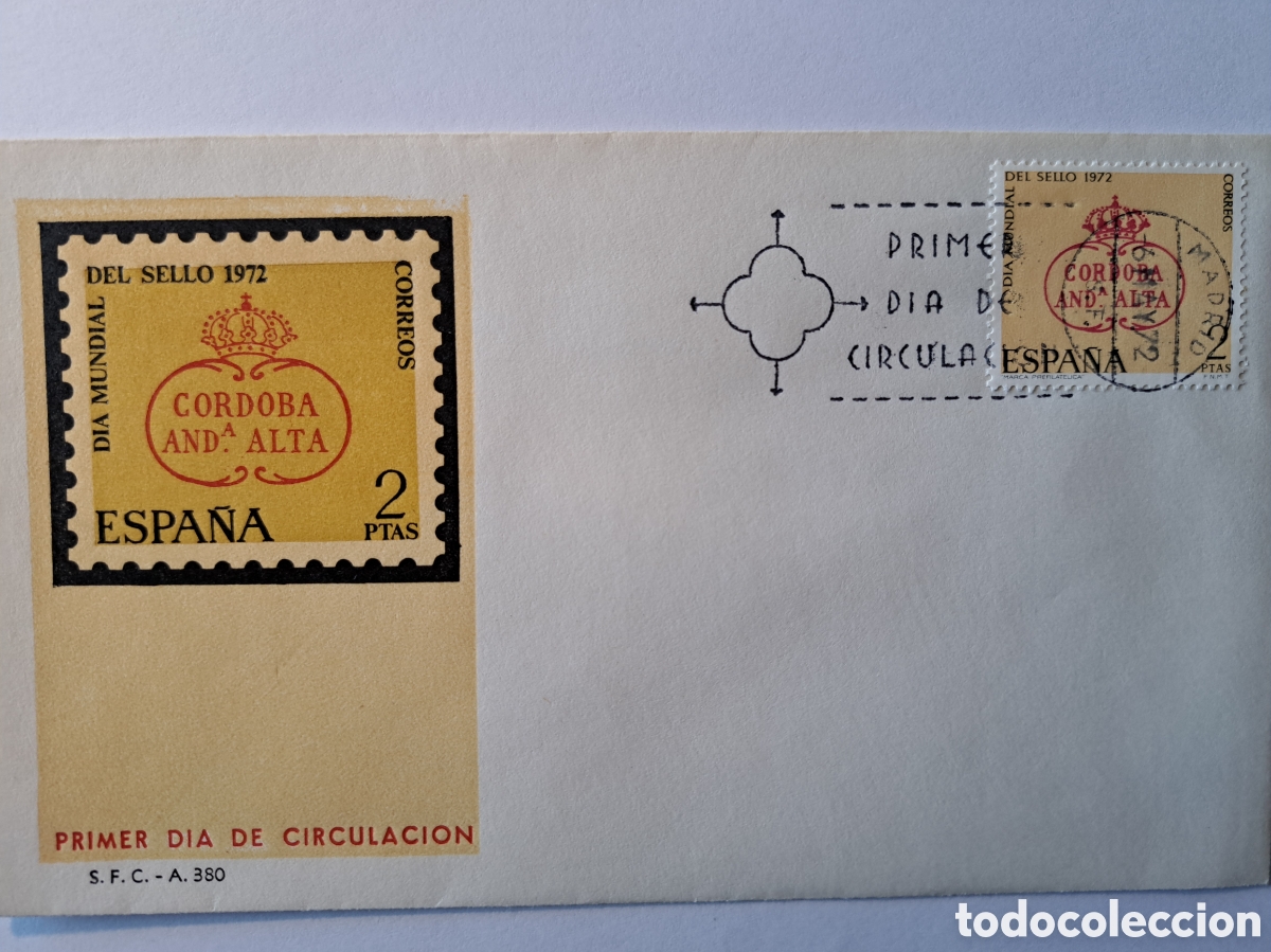 Sellos: SPD d&iacute;a mundial del sello 1972 - Foto 1