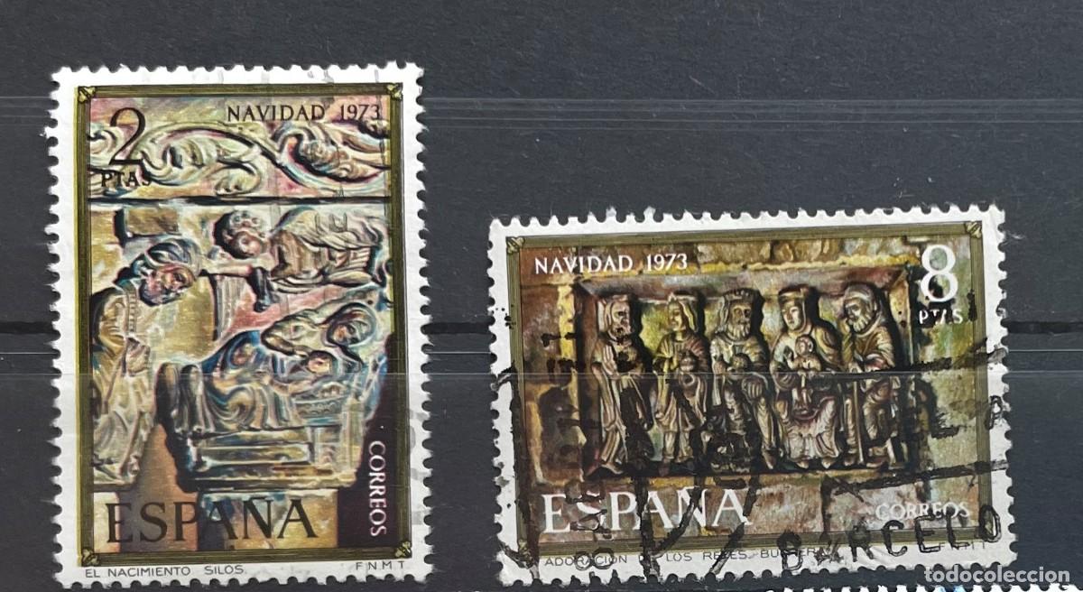 Sellos: A&ntilde;o 1973 - Edifil 2162, 2163 usados - Foto 1
