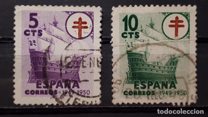 Sellos: Espa&ntilde;a. A&ntilde;o 1950&deg; EDIFIL 1066, 67. - Foto 1