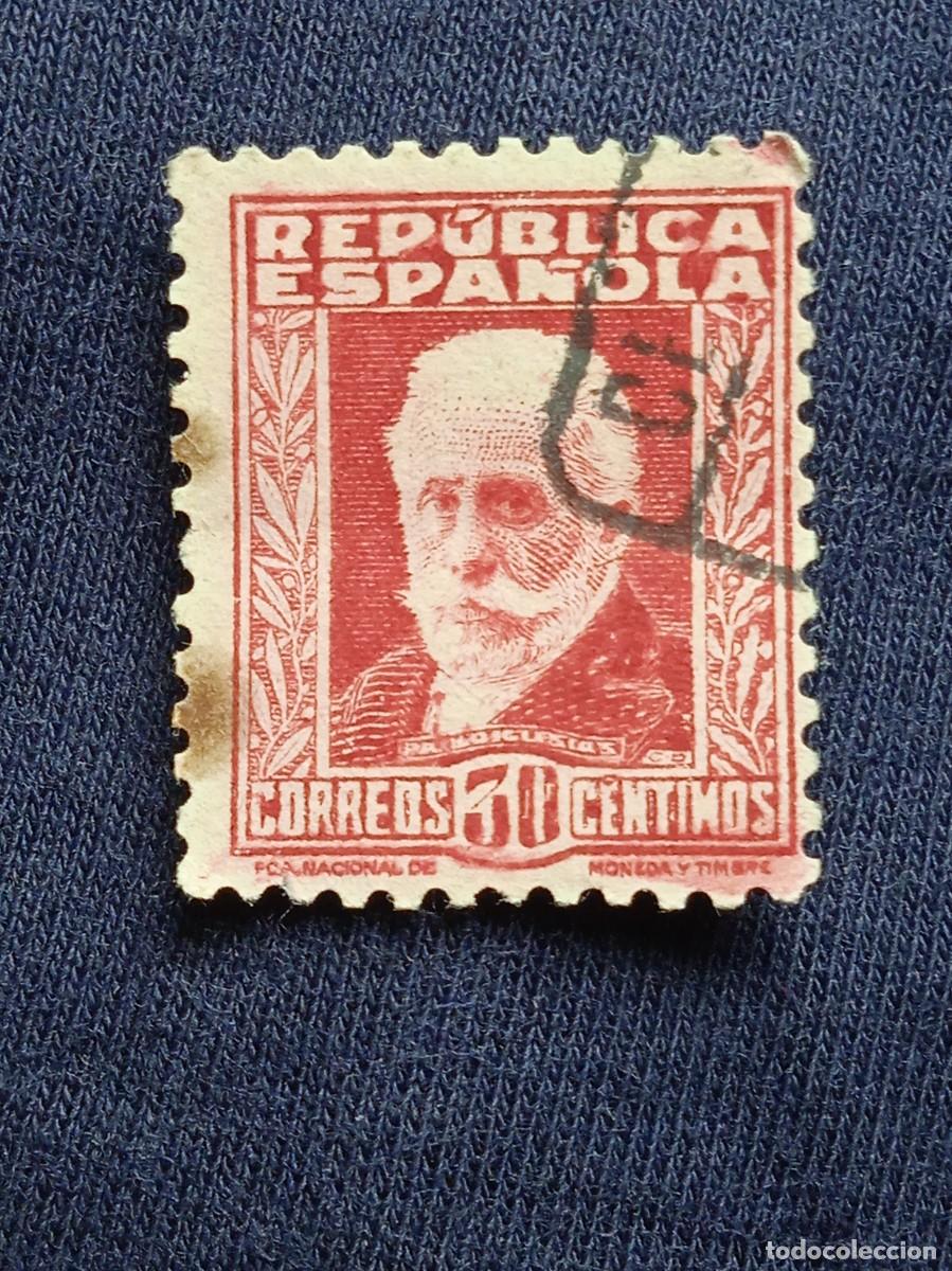Francobolli: REPUBLICA ESPA&Ntilde;A 30 CTS PABLO IGRESIAS A&Ntilde;O 1935.