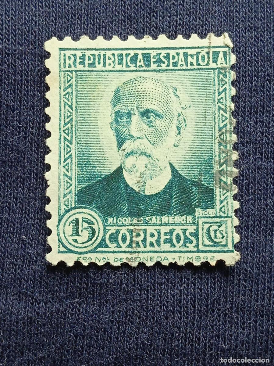 Francobolli: REPUBLICA ESPA&Ntilde;A 15 CTS, N. SALMER&Oacute;N A&Ntilde;O 1932.