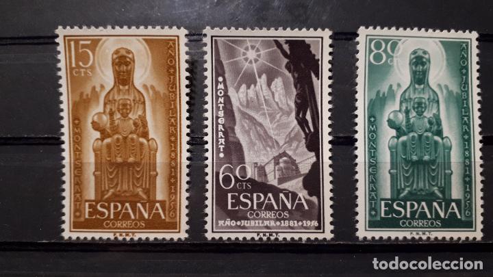 Sellos: Espa&ntilde;a ** 1956. Edifil 1192/4. - Foto 1