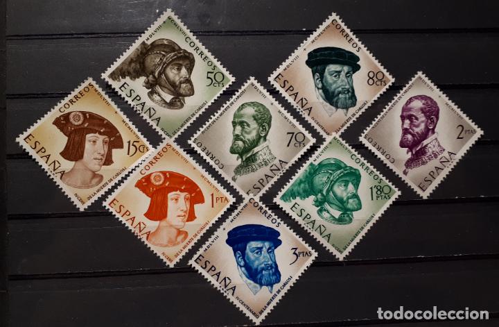 Sellos: Espa&ntilde;a ** 1958. Edifil 1224/31. - Foto 1