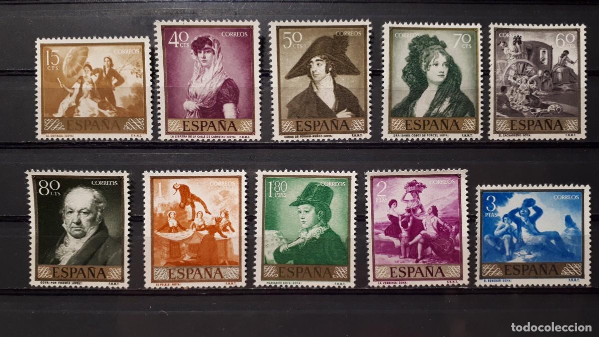 Sellos: Espa&ntilde;a 1958 ** Edifil 1210/9. - Foto 1