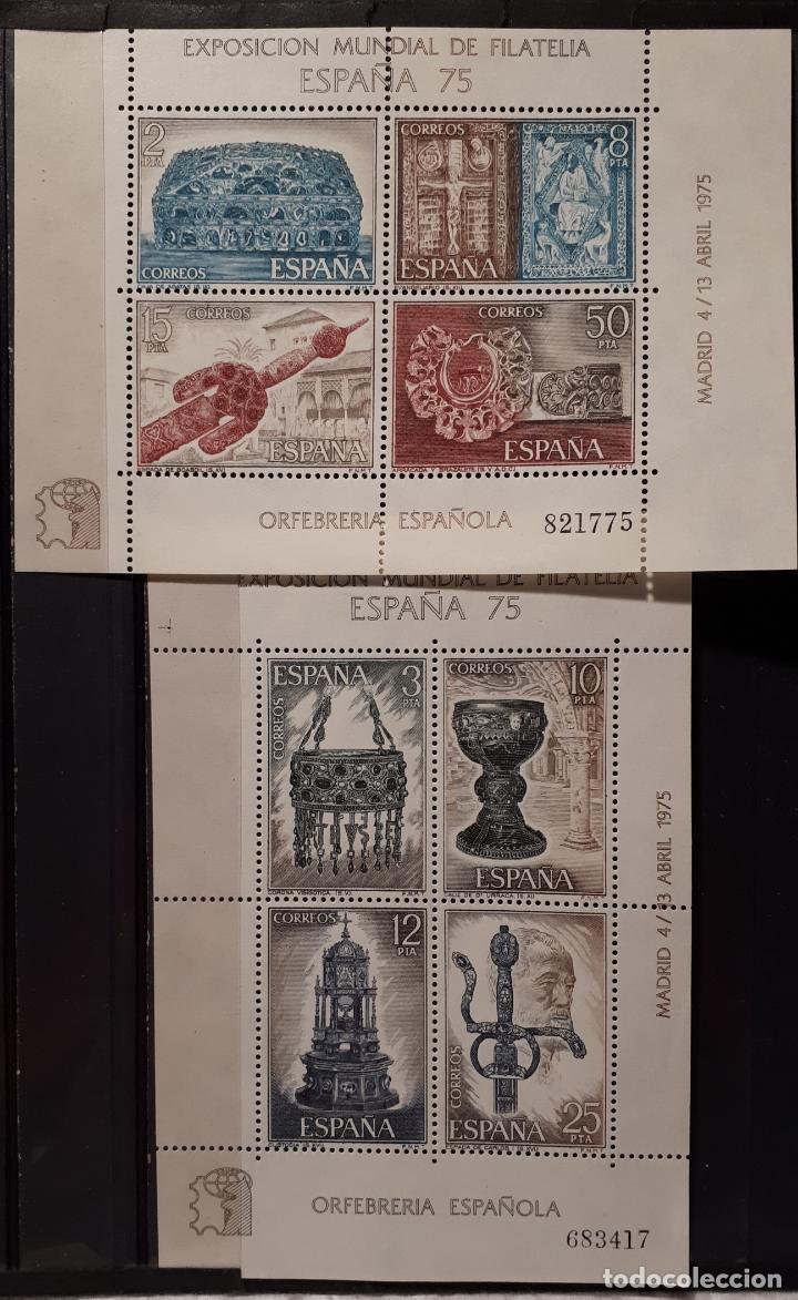 Sellos: Espa&ntilde;a ** 1975 H.B. Edifil 2252/3. - Foto 1