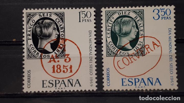 Sellos: Espa&ntilde;a **. A&ntilde;o 1969. Edifil 1922/3 - Foto 1