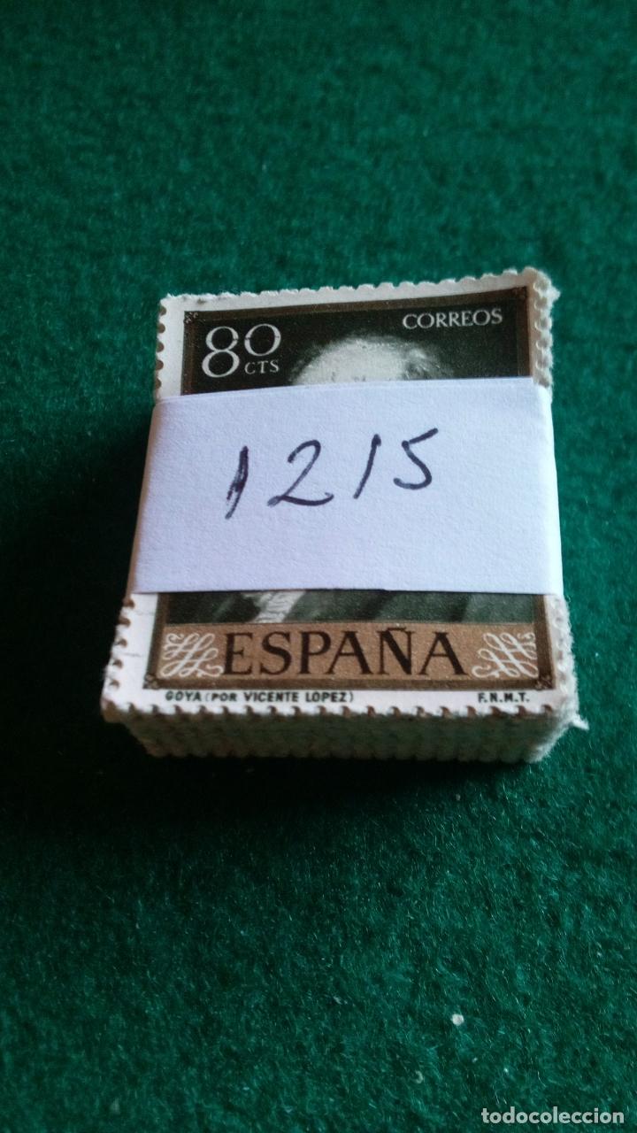 Sellos: EDIFIL 1215 USADOS - PASTILLA DE 100 - Foto 1