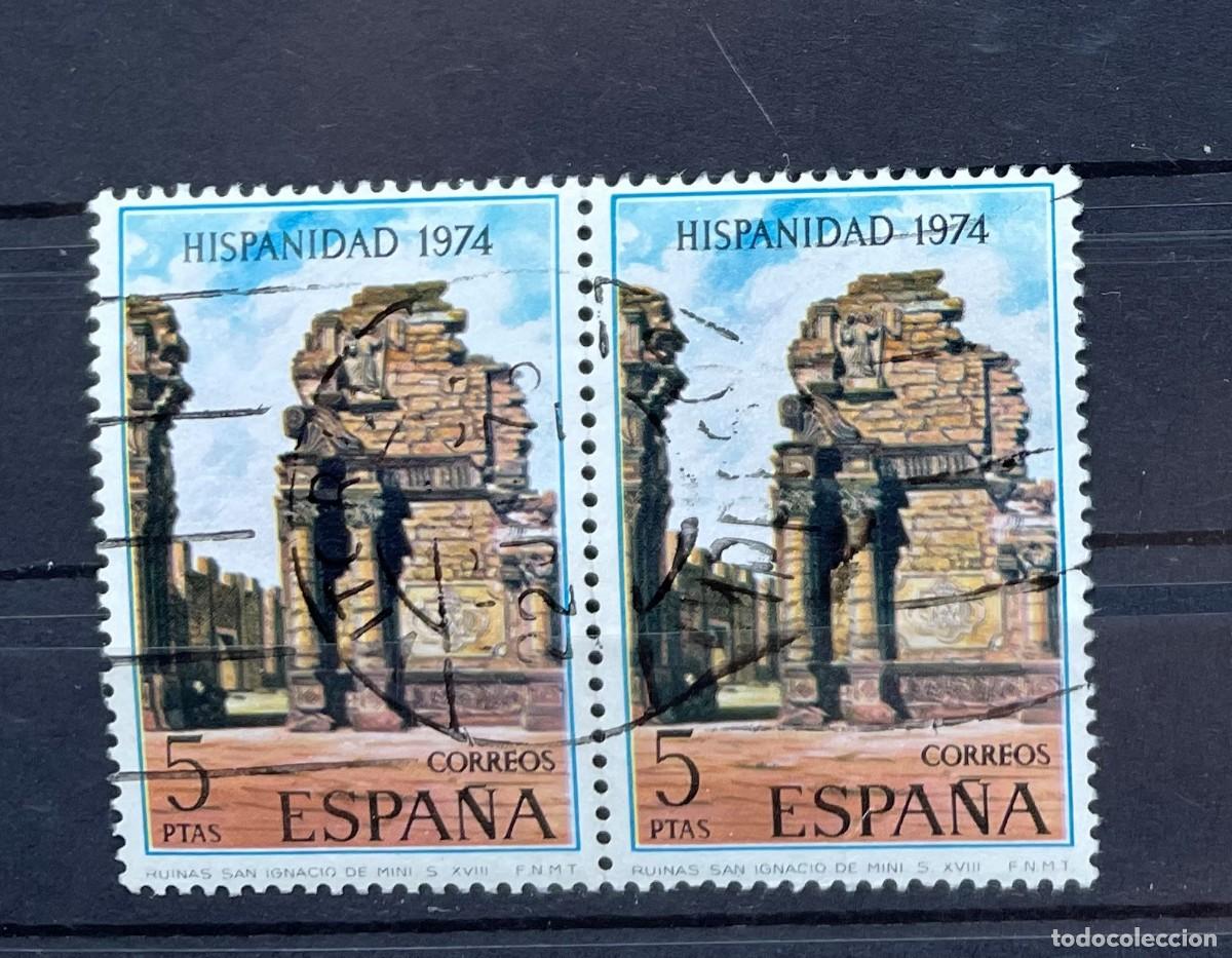 Sellos: A&ntilde;o 1974 - Edifil 2215 pareja usados