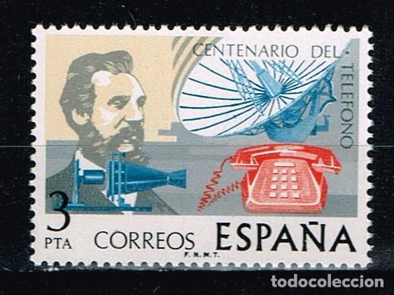 Sellos: Espa&ntilde;a 1976 - Edifil 2311** Centenario del tel&eacute;fono - Foto 1