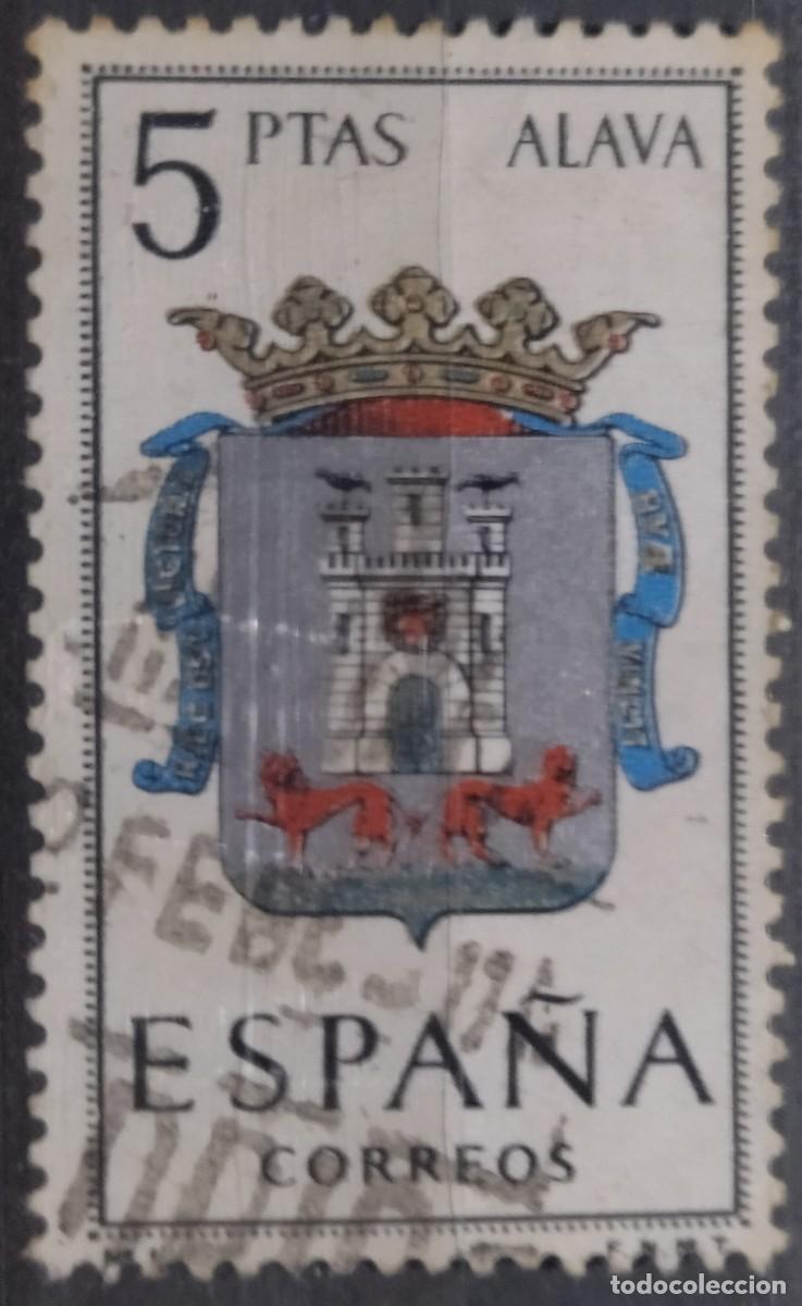 Sellos: ESPA&Ntilde;A 1962 Escudos. &Aacute;lava. USADO. - Foto 1
