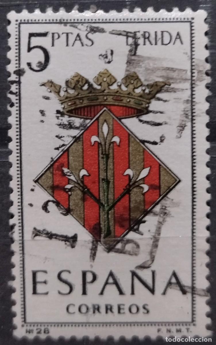 Sellos: ESPA&Ntilde;A 1964 Escudos. L&eacute;rida. USADO. - Foto 1