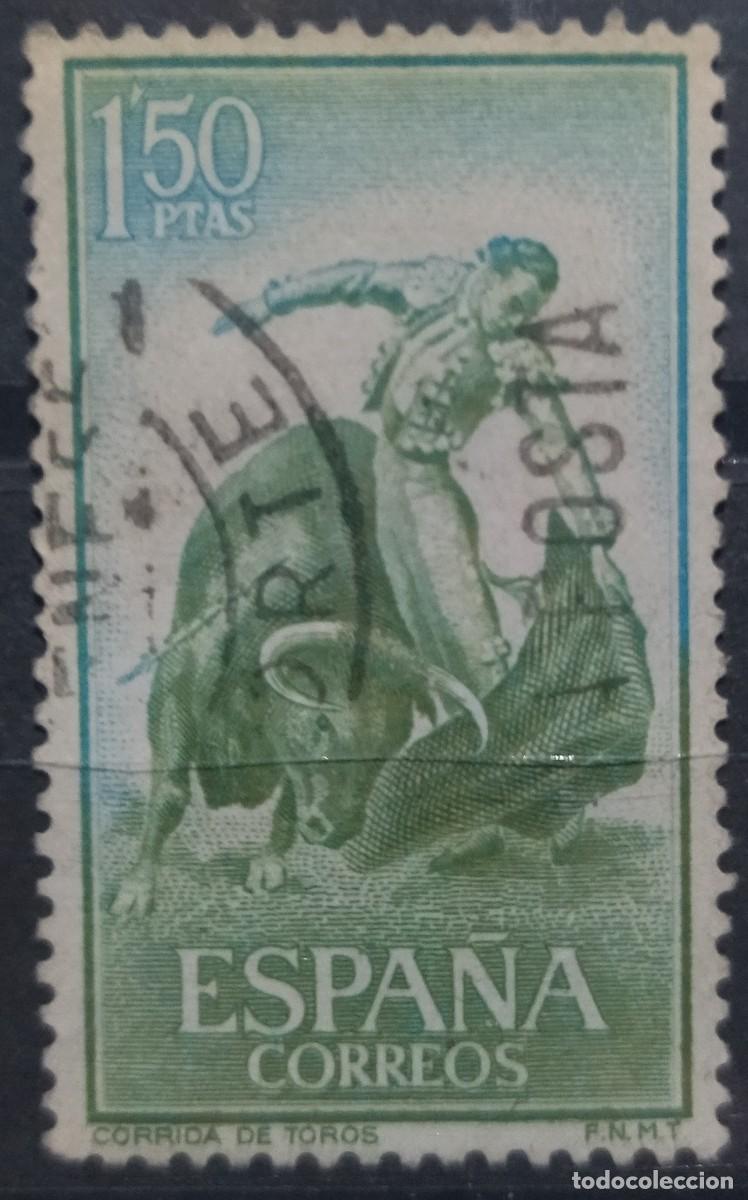 Sellos: ESPA&Ntilde;A 1960 Tauromaquia. USADO. - Foto 1