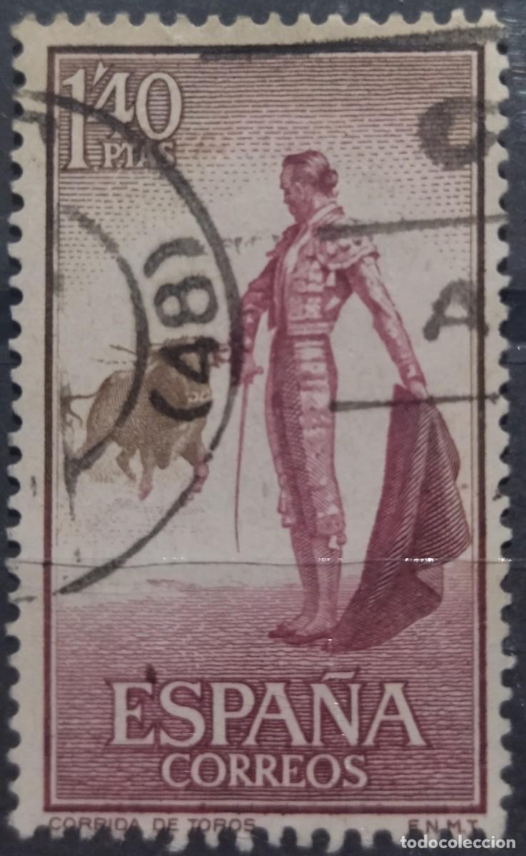 Sellos: ESPA&Ntilde;A 1960 Tauromaquia. USADO. - Foto 1