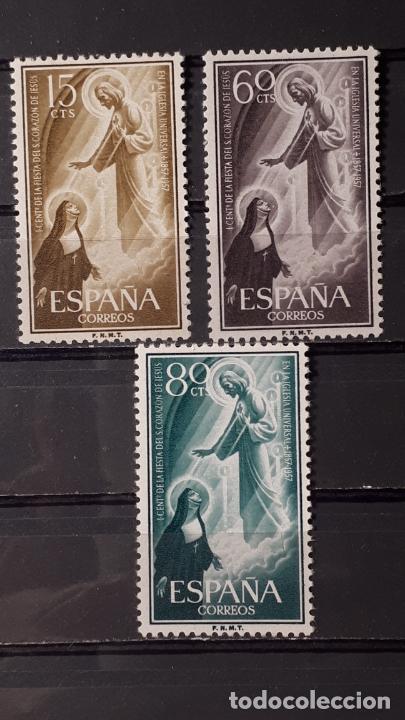 Sellos: Espa&ntilde;a, 1957 **, edifil 1206/8 - Foto 1