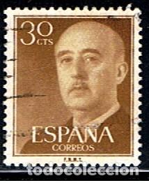 Sellos: ESPA&Ntilde;A // EDIFIL 1147 // 1955 ... USADO - Foto 1