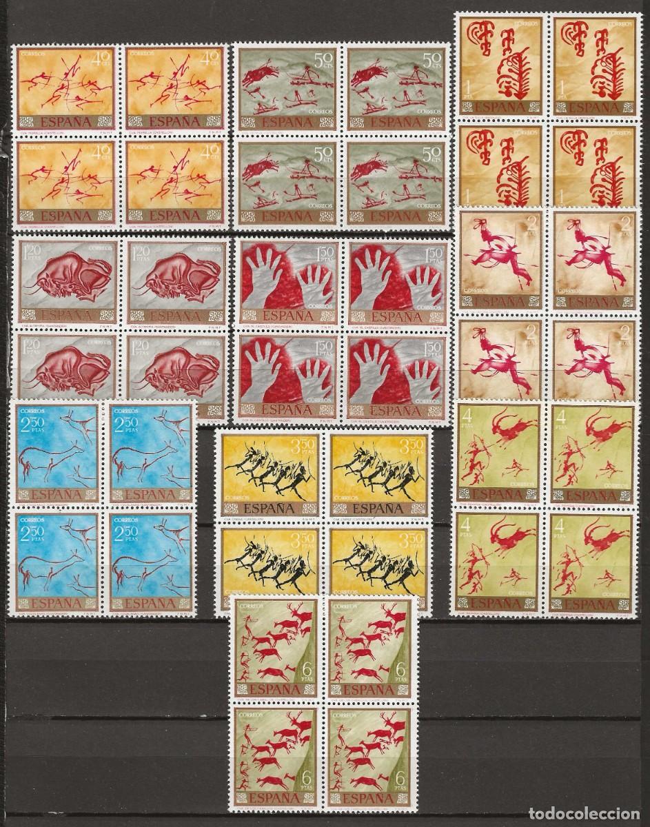 Francobolli: ESPA&Ntilde;A 1967. EDIFIL 1779/1788. SERIE COMPLETA EN BLOQUE DE 4 &rdquo;HOMENAJE AL PINTOR DESCONOCIDO&rdquo;. MNH