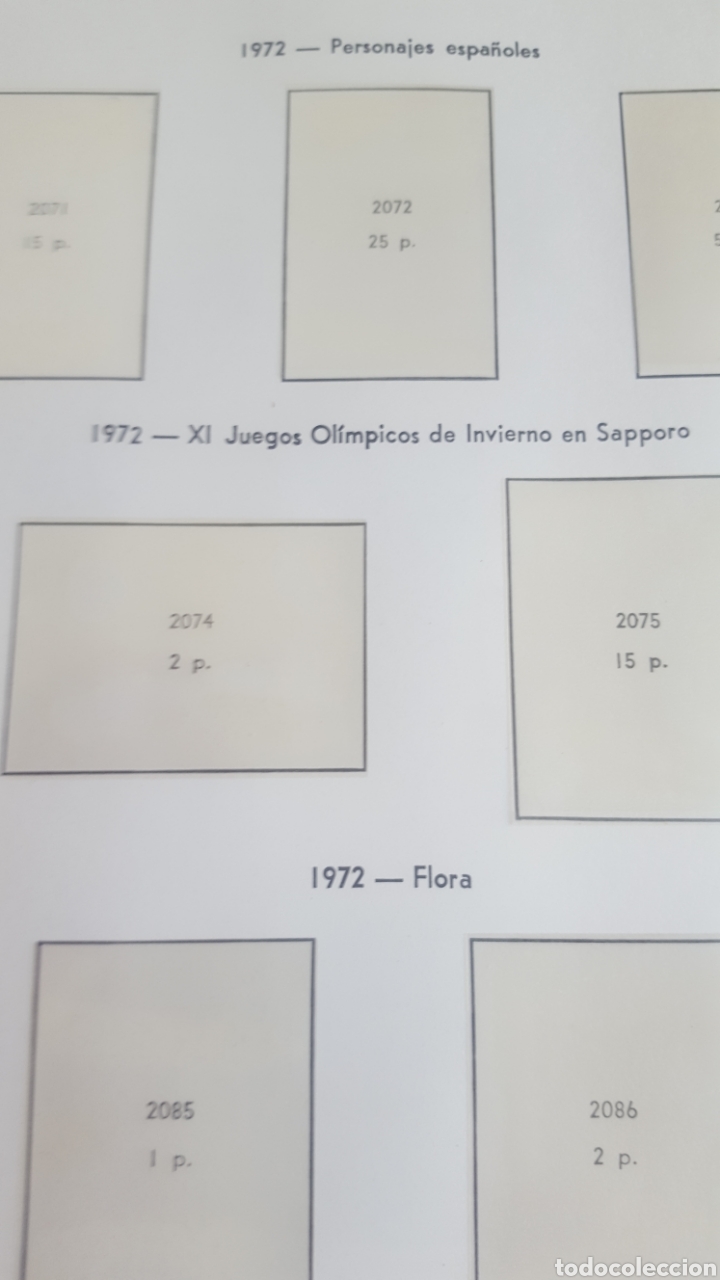 Sellos: A&ntilde;o 1972 Hojas Edifil - Foto 1