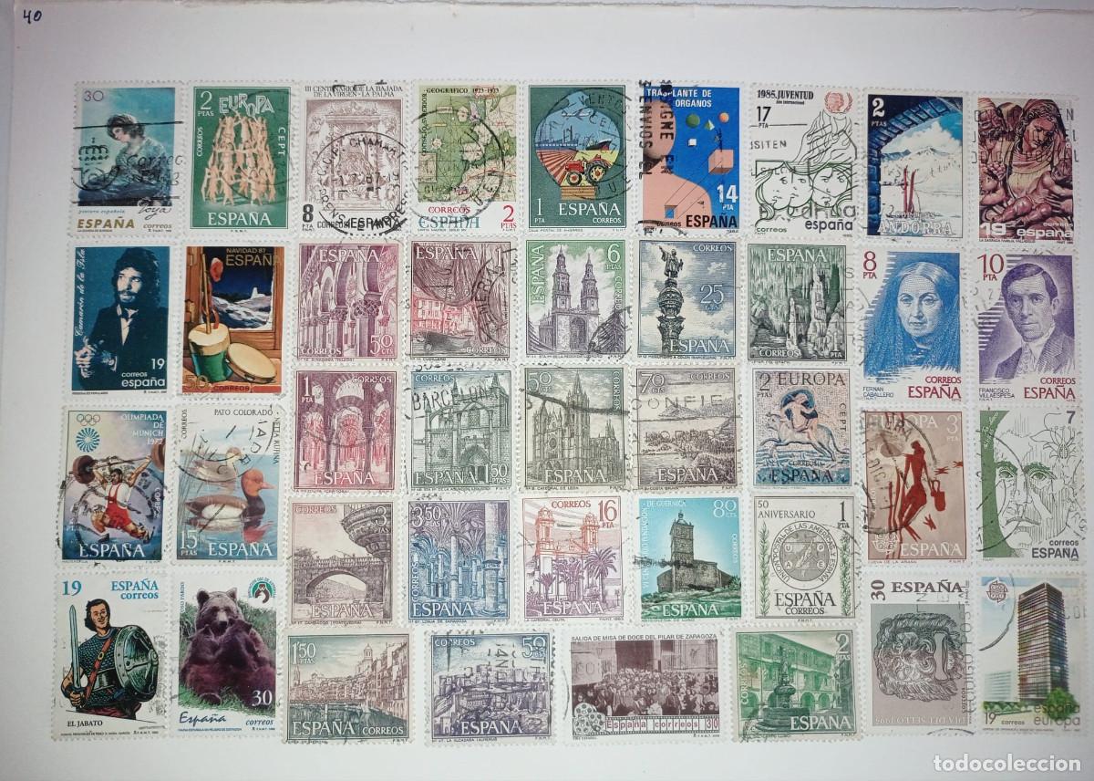Sellos: LOTE DE SELLOS USADOS DE ESPA&Ntilde;A - Foto 4