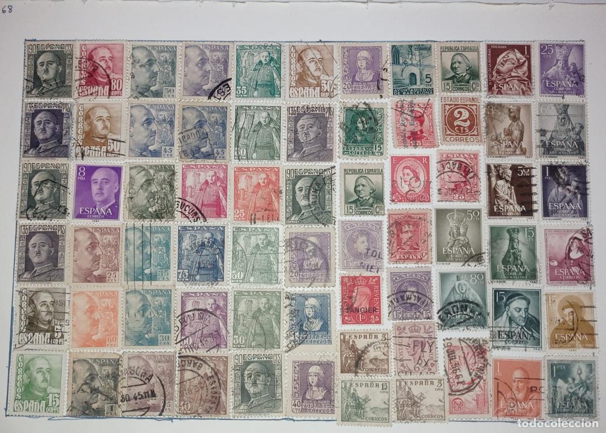 Sellos: LOTE DE SELLOS USADOS DE ESPA&Ntilde;A 68 - Foto 1