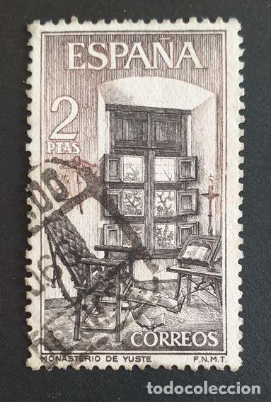 Sellos: Espa&ntilde;a 1965 - Monasterio de Yuste, 2p. (Edifil 1687 &ordm;) - Foto 1