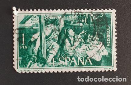 Sellos: Espa&ntilde;a 1965 - Navidad, 1p. (Edifil 1692 &ordm;) - Foto 1