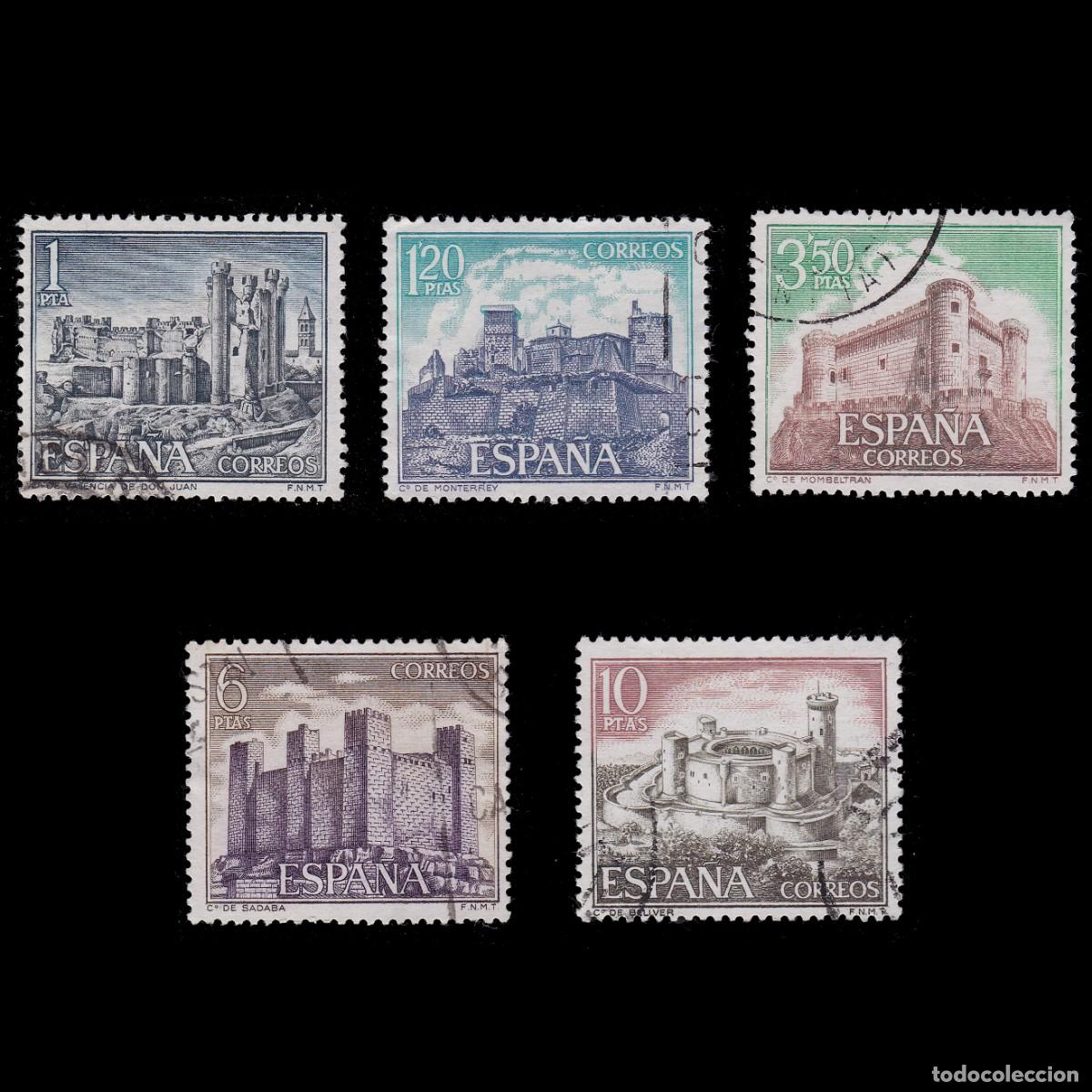 Sellos: Castillos Espa&ntilde;a.1970.Serie Matasello. Edifil 1977-1981