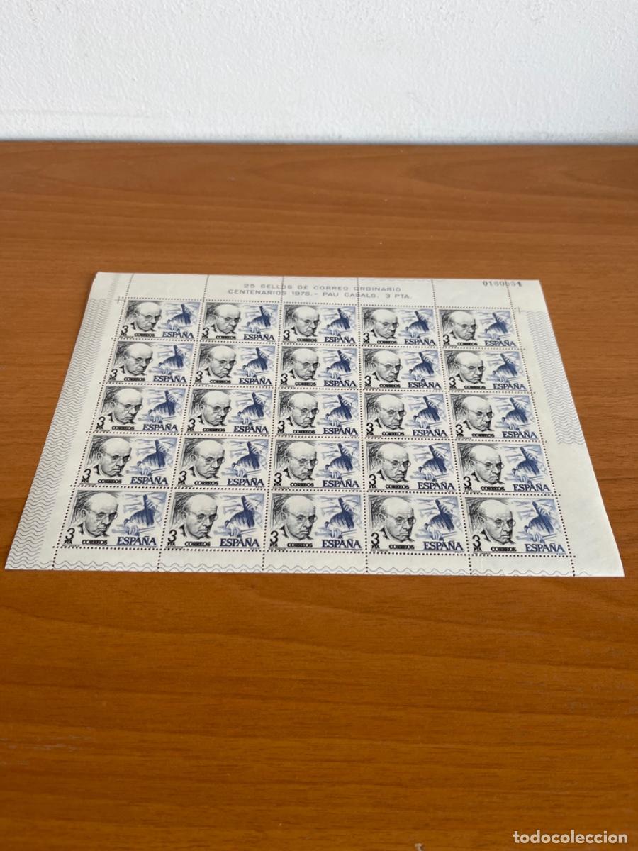 Sellos: Pliegos de sellos 1976 . Centenario de Pau Casals y Manuel Falla - Foto 2