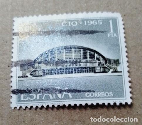 Sellos: sello Espa&ntilde;a CIO 1965 1 pta usado - Foto 1