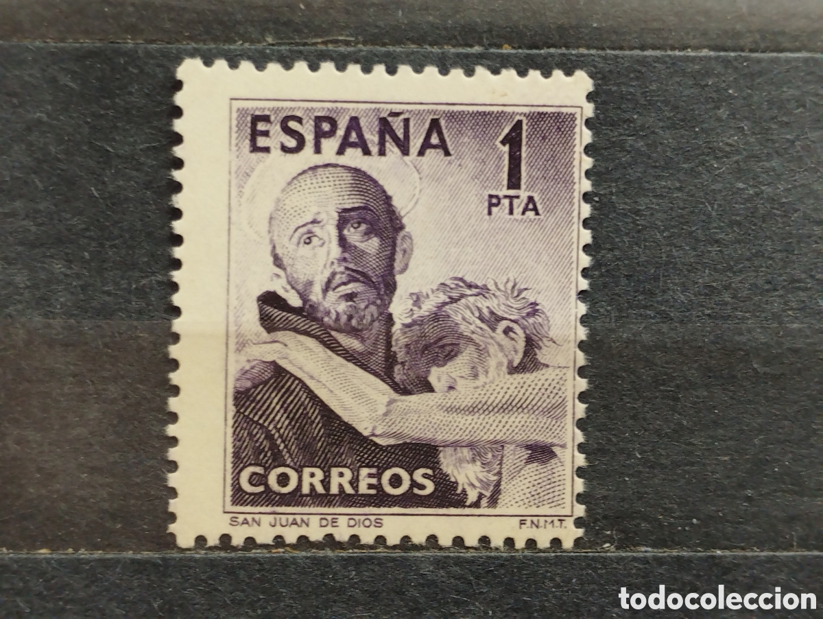 Sellos: Espa&ntilde;a. 1950. San Juan de Dios. Nuevo * - Foto 1