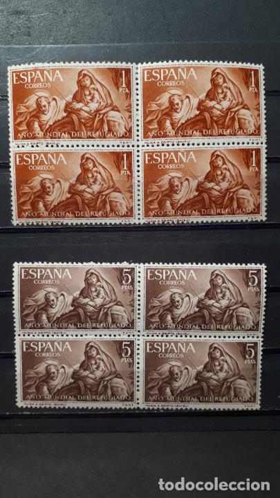 Sellos: ESPA&Ntilde;A 1961** edifil 1326/27. B4. - Foto 1