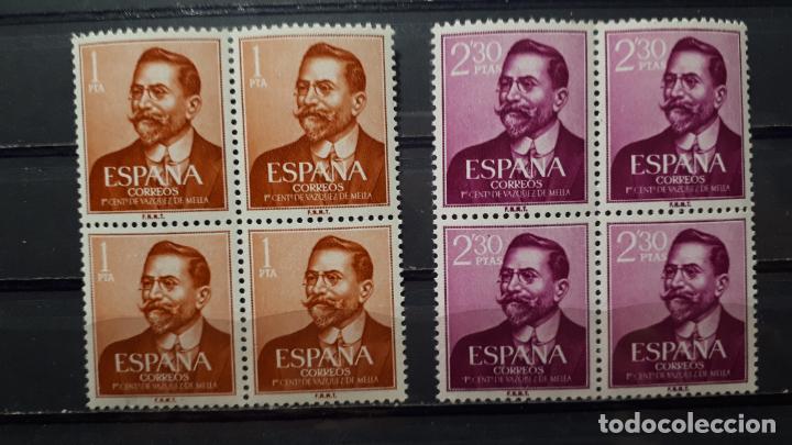 Sellos: ESPA&Ntilde;A 1961** edifil 1351/52. B4. - Foto 1