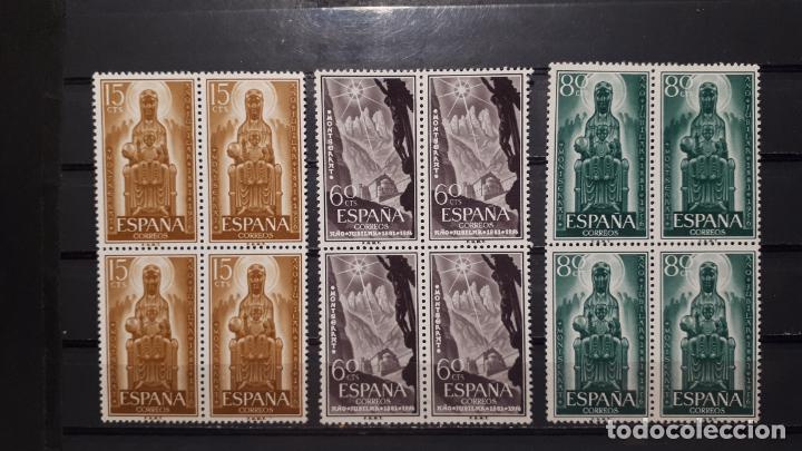 Sellos: ESPA&Ntilde;A 1956** edifil 1192/94. B4. - Foto 1