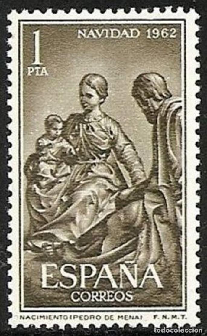 Sellos: ESPA&Ntilde;A 1962 - NAVIDAD - EDIFIL 1478* - Foto 1
