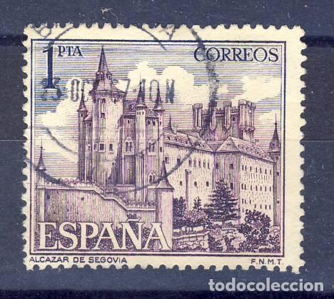 Sellos: 1964.- SERIE TUR&Iacute;STICA.- ED. 1546.- ALCAZAR DE SEGOVIA.-