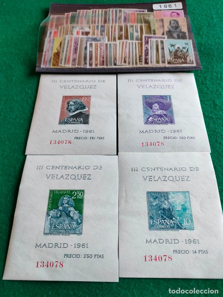 Sellos: A&Ntilde;O COMPLETO 1961 EN NUEVO - Foto 1