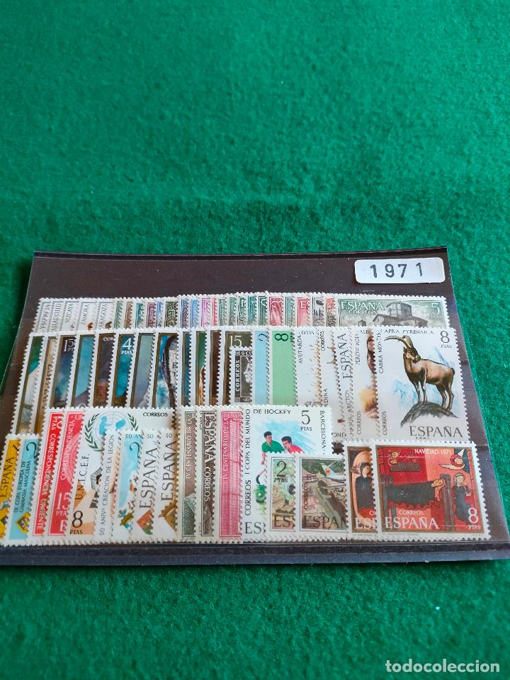 Sellos: A&Ntilde;O COMPLETO 1971 EN NUEVO - Foto 1