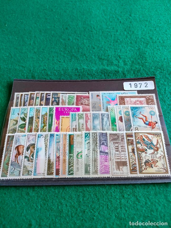 Sellos: A&Ntilde;O COMPLETO 1972 EN NUEVO - Foto 1