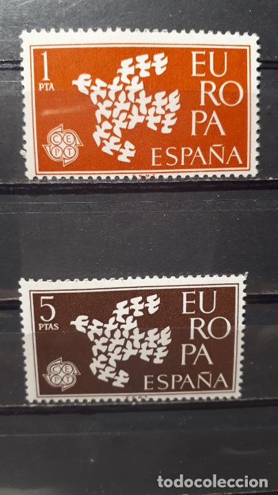 Sellos: ESPA&Ntilde;A** A&ntilde;o 1961. Edifil 1371/2. - Foto 1