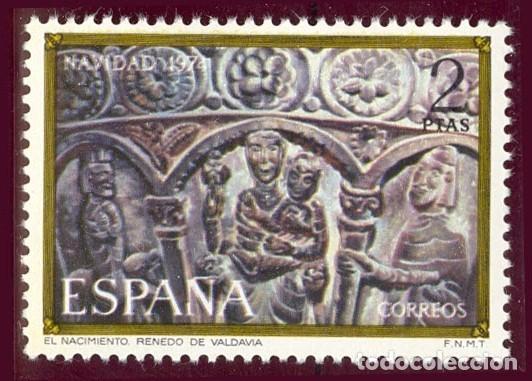 Sellos: Espa&ntilde;a. Navidad. 1974. Edifil 2217. Nuevo - Foto 1