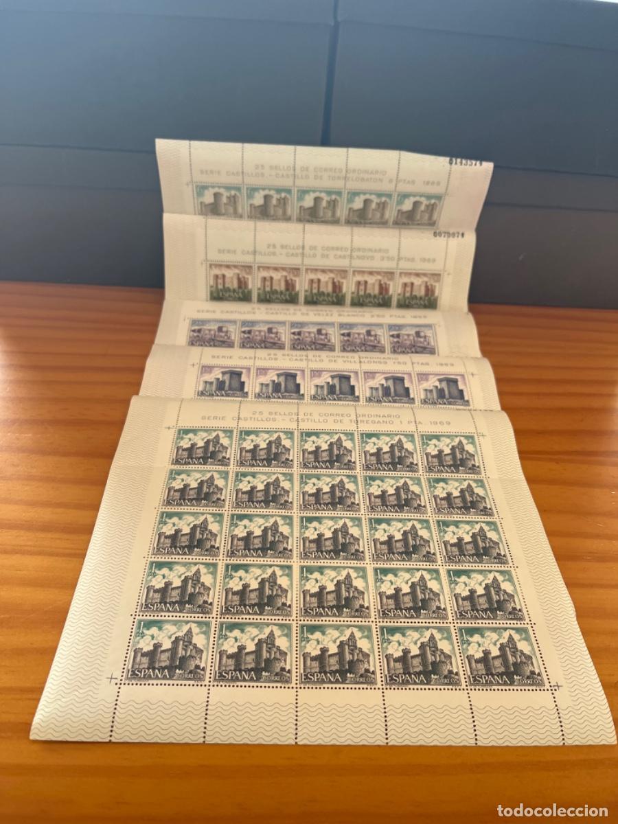 Sellos: Pliegos de sellos 1969 Castillos de Espa&ntilde;a - Foto 1