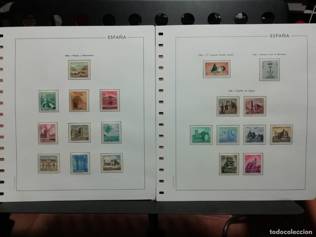 Sellos: Sellos Espa&ntilde;a 1966 con hojas Edifil - Foto 2