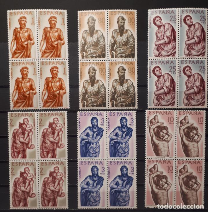 Sellos: ESPA&Ntilde;A 1962** edifil 1438/43. B4. - Foto 1
