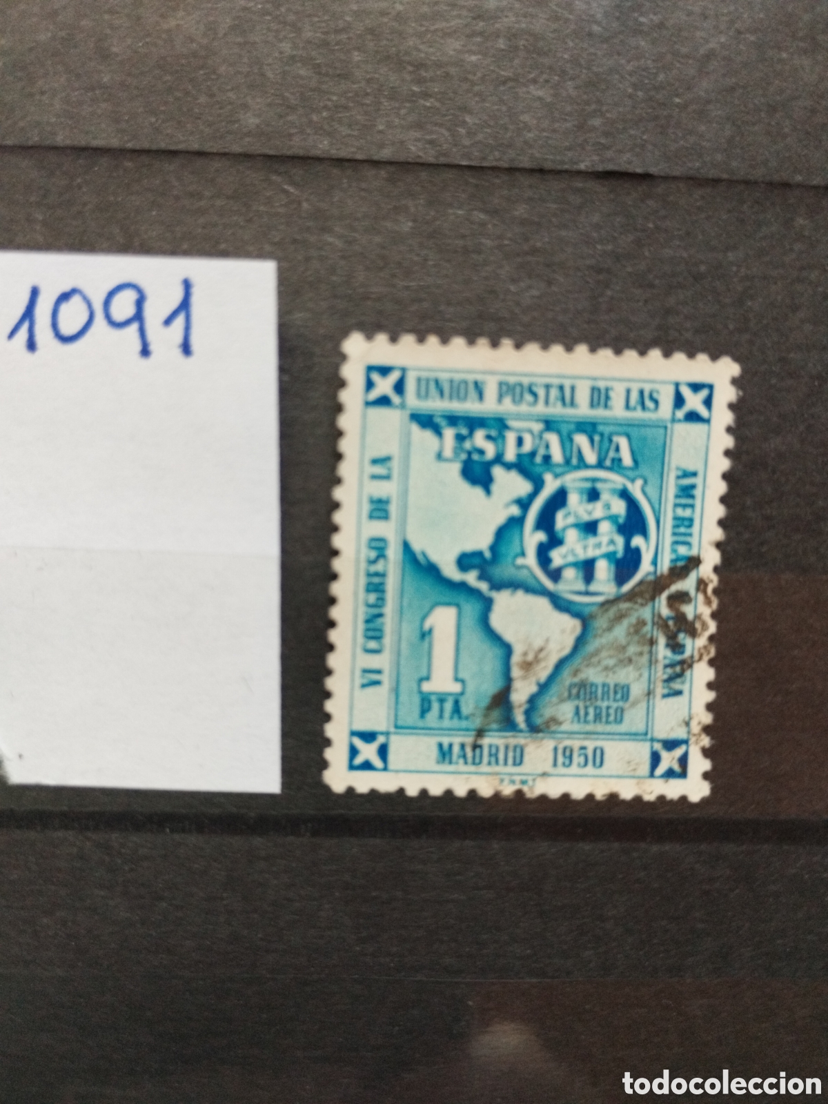Sellos: Espa&ntilde;a 2&deg;Centenario 1951 Correo N&deg; 1091 - Foto 1